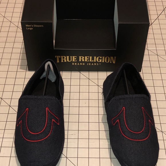 True Religion Mens Slippers 